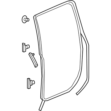 Honda 72810-T6Z-A11 WEATHERSTRIP, R- RR