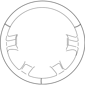 GM 19431704 WHEEL ASM, STRG *EBONY