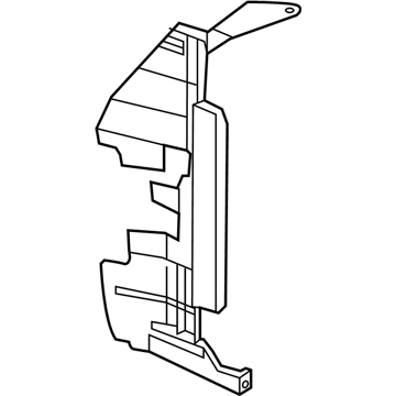 Nissan 21498-9ME0B Seal-Radiator, RH