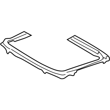 Lexus 63142-50030 Reinforcement Sub-Assy, Roof Panel, Rear