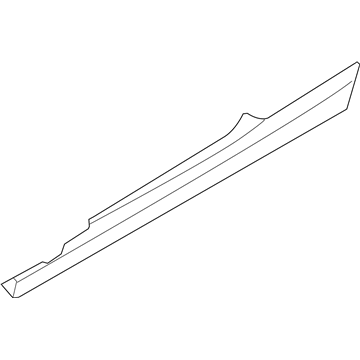 BMW 51-77-7-898-979 Sill Strip, Primed, Left