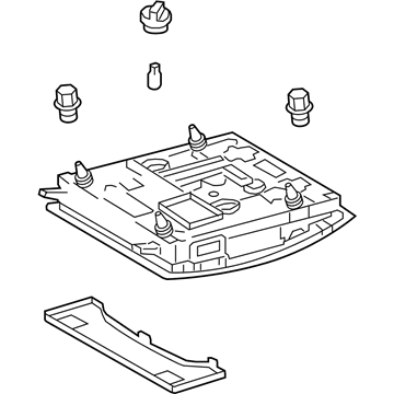Lexus 63605-33010-A0 Box Sub-Assy, Roof Console