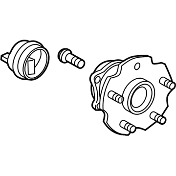 Lexus 42450-0R010 Rear Axle Hub & Bearing Assembly