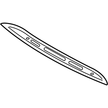 Kia 873723T500 Garnish-Back Panel, Upper
