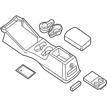 Nissan 96910-8Z801 Console Box-Floor