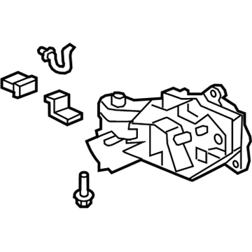 Honda 76207-TF0-G01 Bracket Set, R. (R.C.)