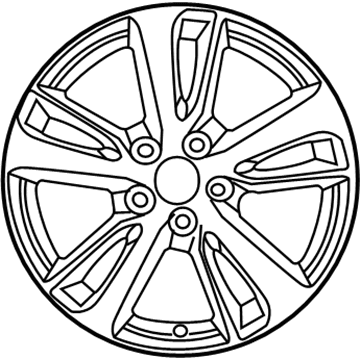 Toyota 42611-0R160 Wheel, Alloy