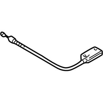 BMW 51-23-8-408-134 Bowden Cable, Hood Mechanism