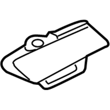 Nissan 73844-1AA0A Leg-Roof Rack, Center