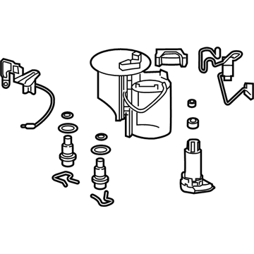 Lexus 77020-33580 Tube Assembly, Fuel SUCT