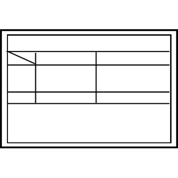 Infiniti 27090-C965D Label-Caution, Air Conditioner