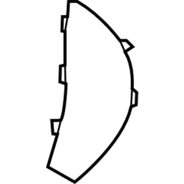 Nissan 68498-1HK0A Mask-Instrument, RH