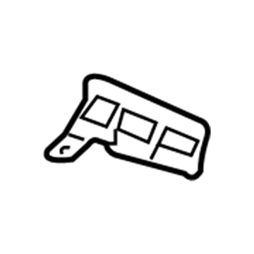 Nissan G9183-JB1MA Bracket-Bumper, Rear Side LH