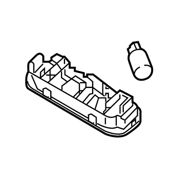 Nissan 26430-5TA5A Lamp Assembly Map