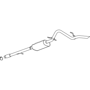 GM 84900356 Muffler & Pipe