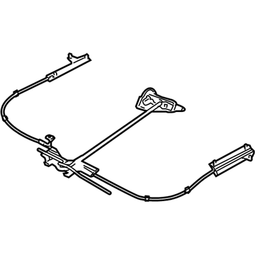 BMW 54-37-7-171-223 Fastener, Roof Shell, Complete