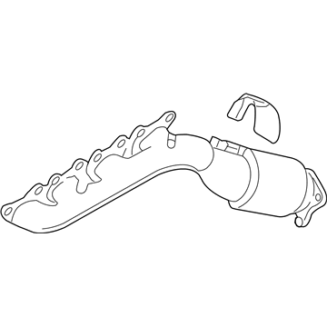 Kia 285103F810 Exhaust Manifold Catalytic Assembly, Right