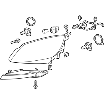 GM 23216004 Composite Headlamp