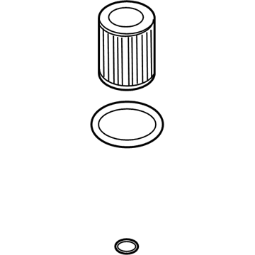 BMW 11-42-7-511-161 Oil Filter Element Set