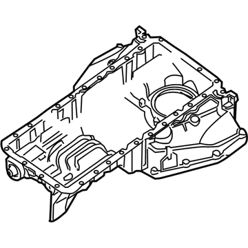 BMW 11-13-7-589-687 Upper Oil Pan