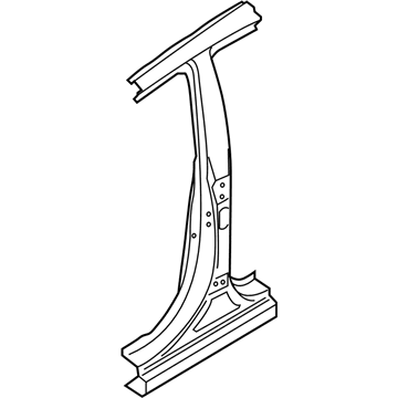 Kia 71402H9B00 Pillar Assembly-Center Outer