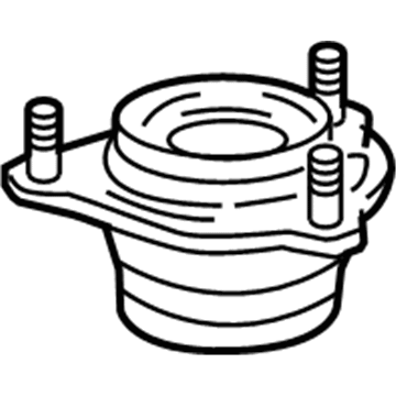 Acura 51920-TR0-A01 Rubber, Front Shock Absorber Mounting