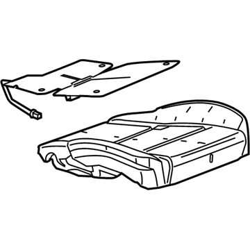 GM 23434153 Seat Cushion Pad