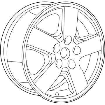Mopar 1BK47SZ7AE Aluminum Wheel