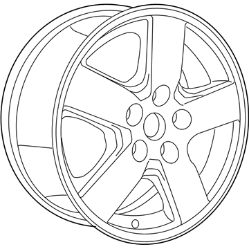 Mopar 1BK48PAKAB Wheel Alloy