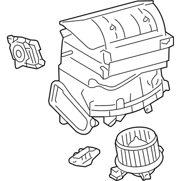 Toyota 87130-02500 Blower Assembly