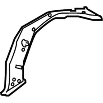 Infiniti 75514-1MA0A Member-Rear, Side Rear, RH
