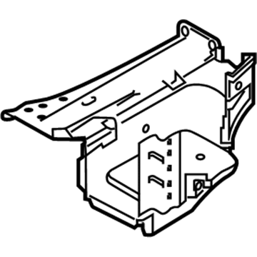 Infiniti 74530-5CA0A Floor-Rear, Rear Side RH