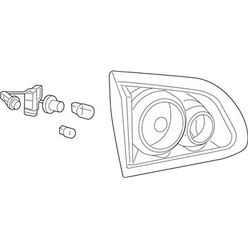 GM 25889252 Back Up Lamp Assembly