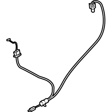 BMW 51-24-7-238-463 Bowden Cable, Emergency Unlocking