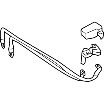 BMW 61-12-9-253-111 Plus Pole Battery Cable