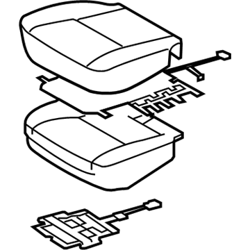 Lexus 71001-3AP00-A3 Front Seat Set