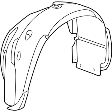 Mopar 4389813AF Shield-Fender