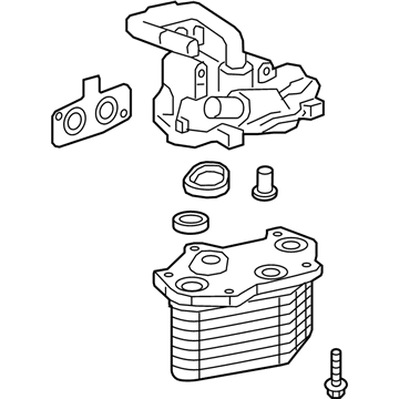 GM 12681934 Oil Cooler Assembly