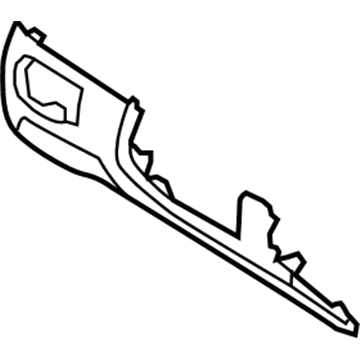 Hyundai 84750-1R000-8M Panel Assembly-Crash Pad Lower, LH