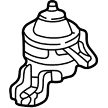 Honda 50828-S77-003 Rubber, Engine Side Mounting