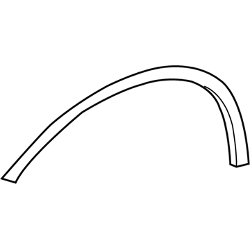 Nissan 63873-6GA0B Moulding Assy-Front Fender, LH