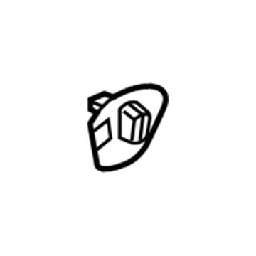 Nissan 82597-JX00A Knob-Slide Door Lock, LH