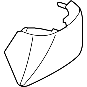 Nissan K6313-EL00D Cover-Front Door Corner, LH