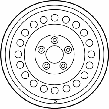 Kia 52910M7000 Wheel Assembly-Steel