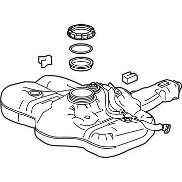 Honda 17044-T7W-A00 Tank Set, Fuel