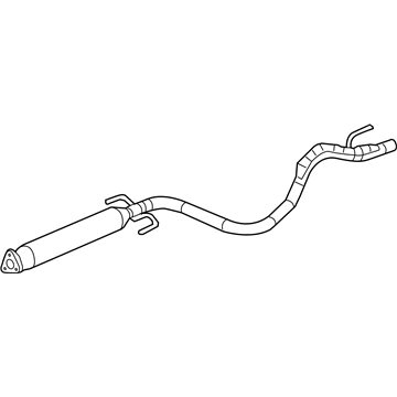GM 15887590 Exhaust Resonator Pipe Assembly