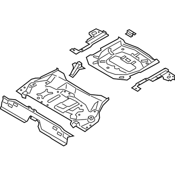 Ford LX6Z-7811215-Q PAN ASY - FLOOR