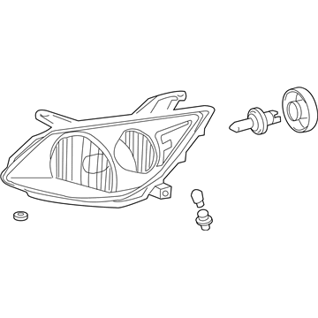 GM 88973540 Capsule/Headlamp/Fog Lamp Headlamp