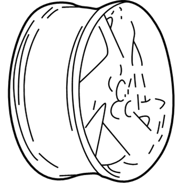 GM 88892579 Wheel, Alloy
