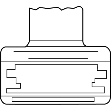 Toyota 74599-0C010 Air Bag Label